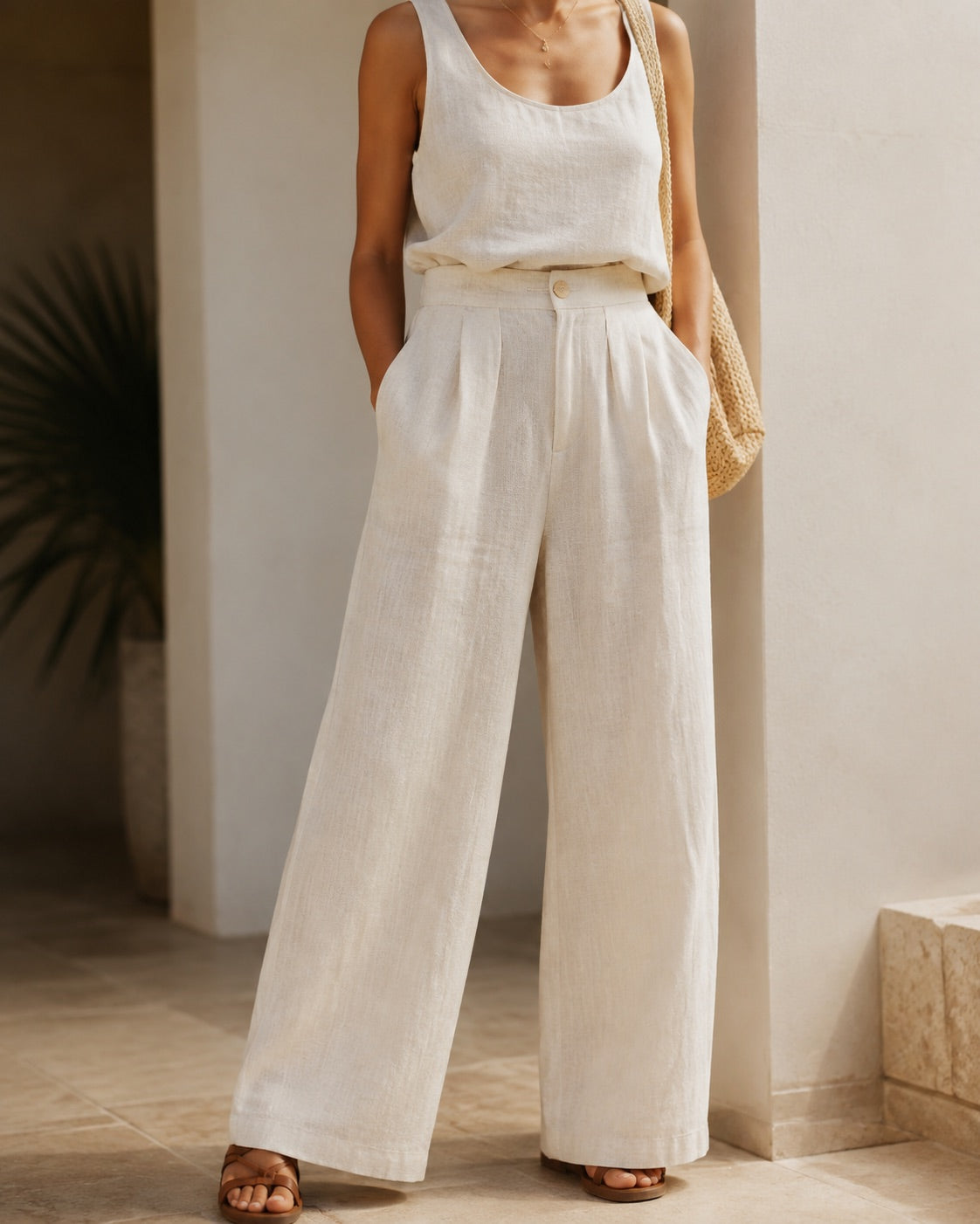 Linen trousers